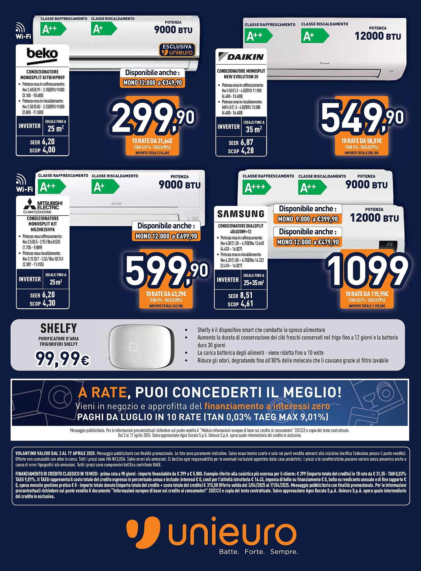 Volantino Unieuro da 2 aprile a 17 aprile di 2025 - Pagina del volantino 34