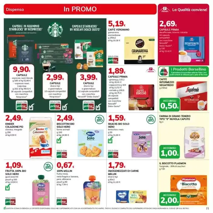 Più Bassi da 25 marzo a 7 aprile di 2025 - Pagina del volantino 21