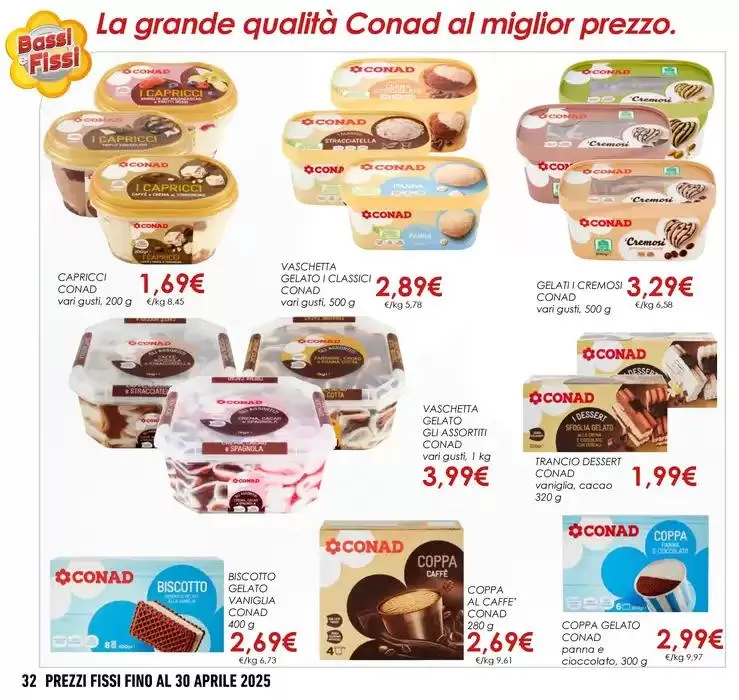 BASSI & FISSI da 2 gennaio a 30 aprile di 2025 - Pagina del volantino 32