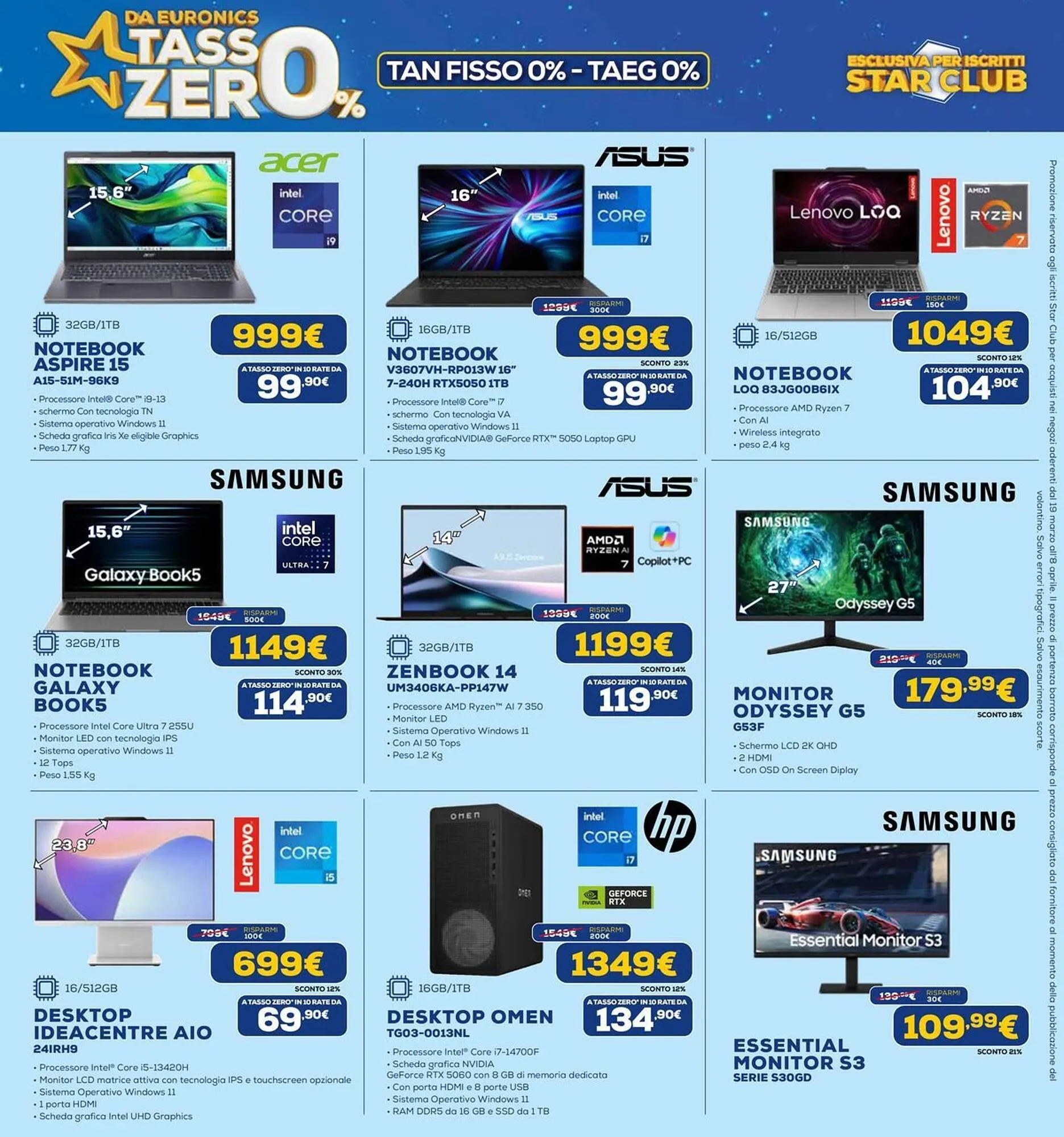 Volantino Euronics da 19 marzo a 8 aprile di 2026 - Pagina del volantino 9