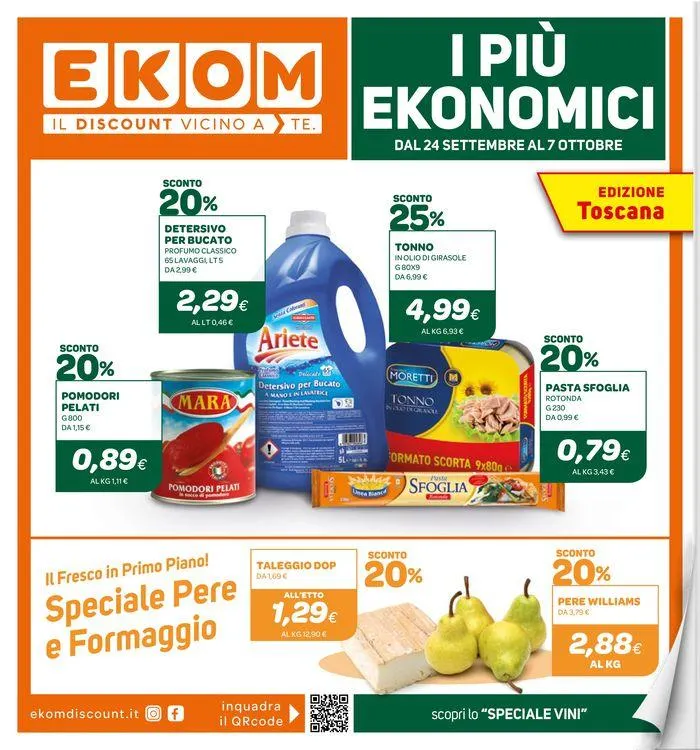I piu ekonomici da 24 settembre a 7 ottobre di 2024 - Pagina del volantino 1