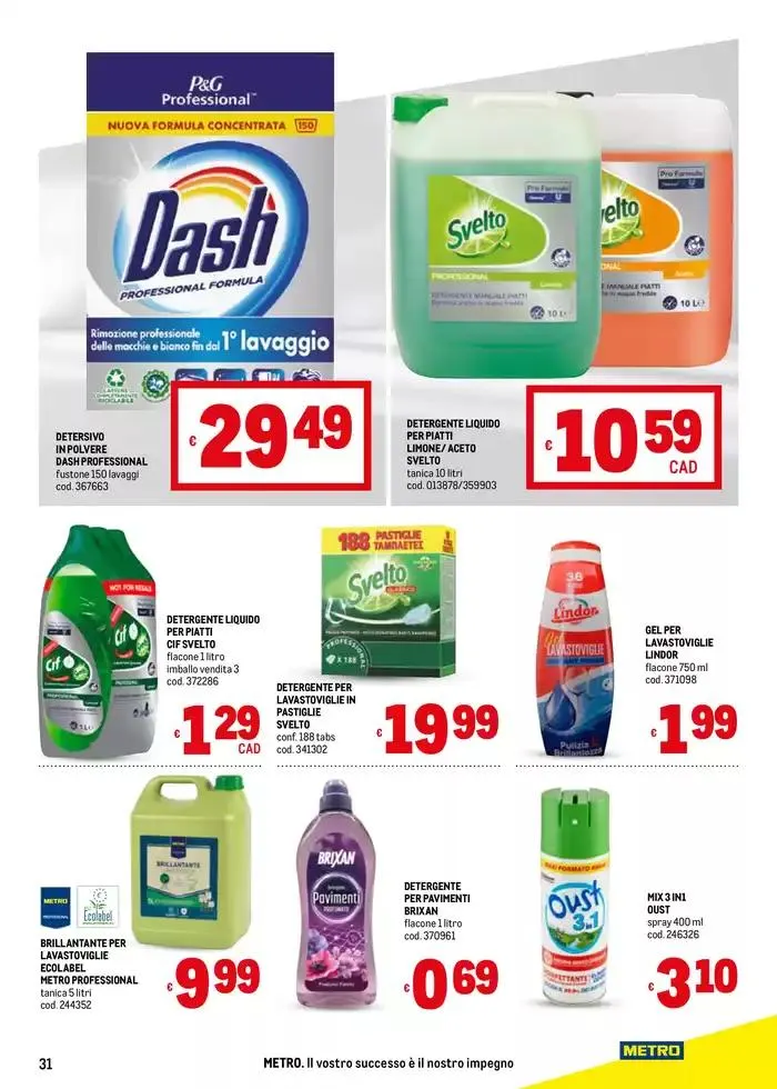 Offerte per te -Area 4 da 7 aprile a 16 aprile di 2025 - Pagina del volantino 31