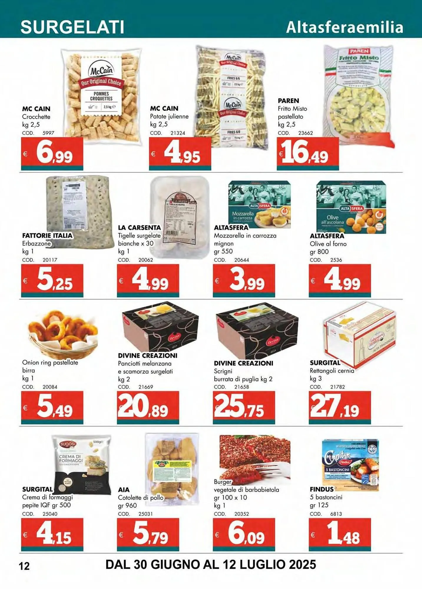 Volantino Altasfera da 30 giugno a 12 luglio di 2025 - Pagina del volantino 12