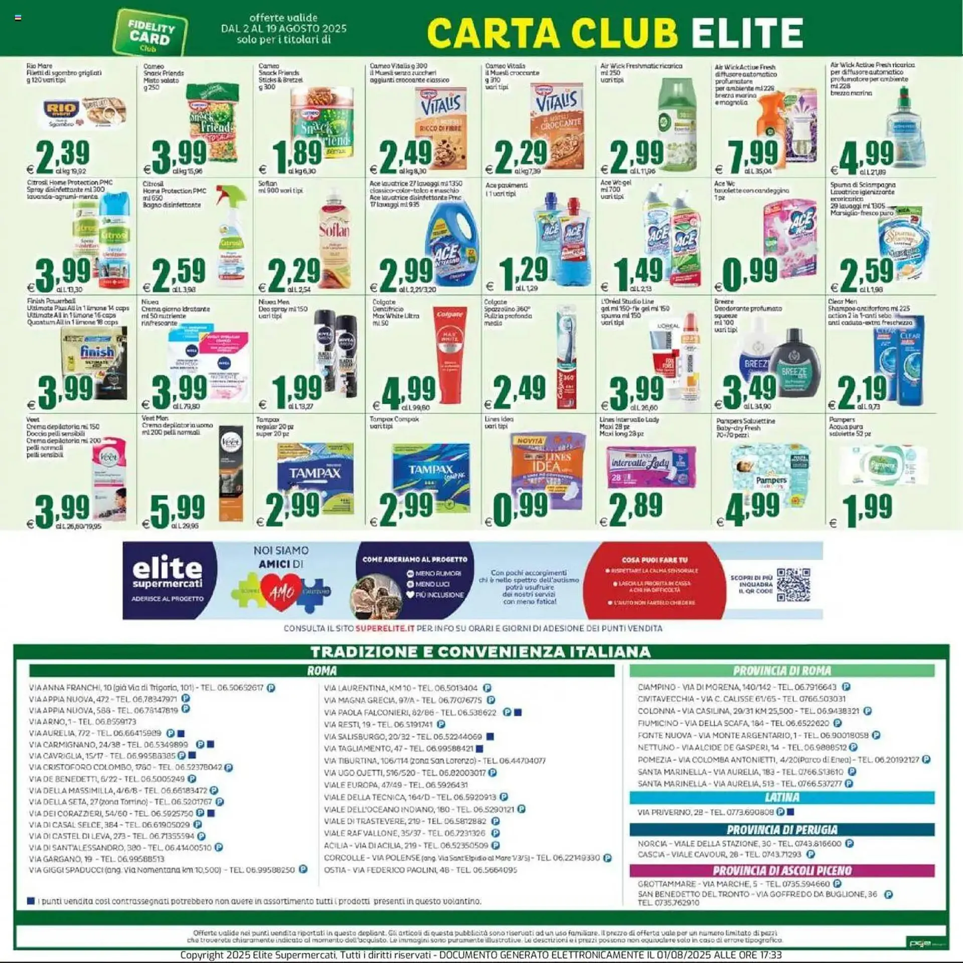 Volantino Elite da 2 agosto a 19 agosto di 2025 - Pagina del volantino 20