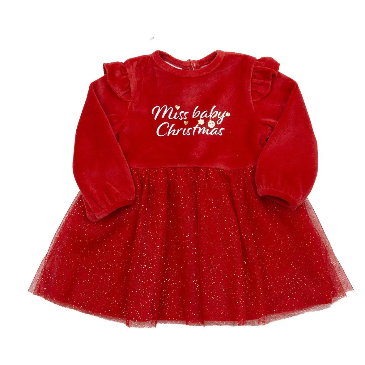 Mawi abito natale ciniglia e tulle