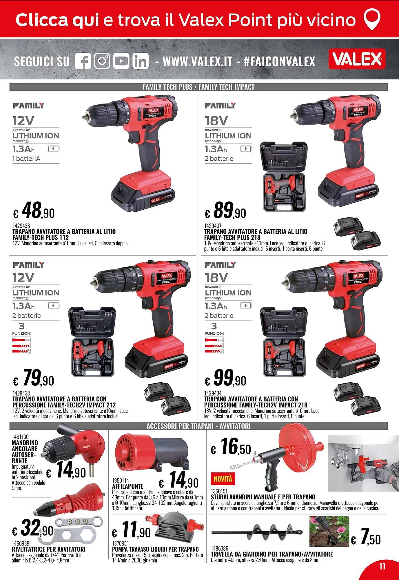 Volantino Valex da 2 gennaio a 2 marzo di 2024 - Pagina del volantino 11