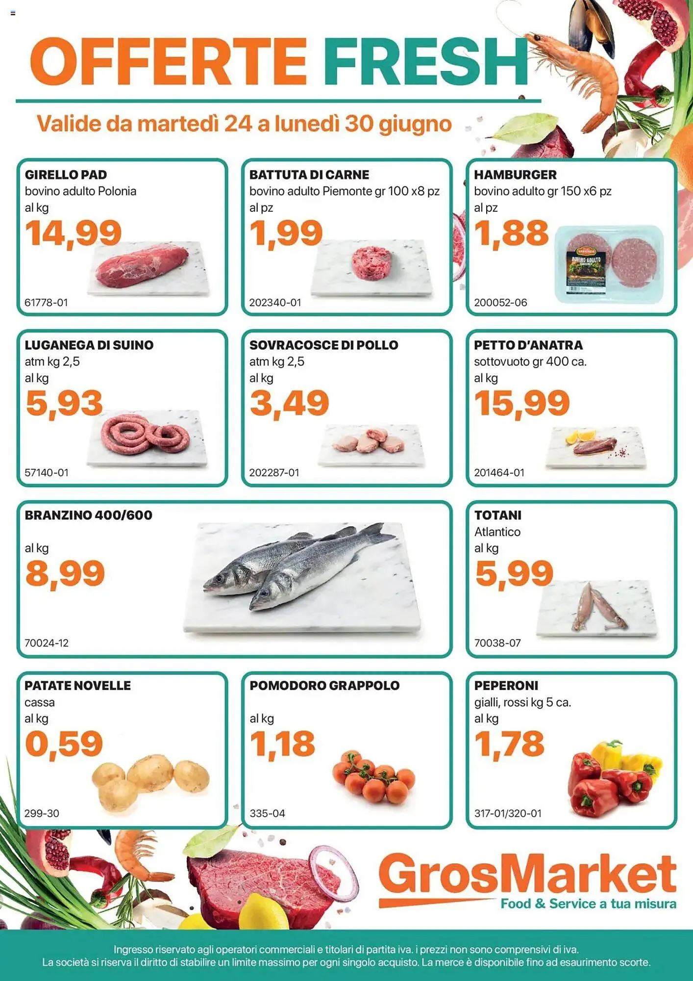 Volantino GrosMarket da 24 giugno a 30 giugno di 2025 - Pagina del volantino 1