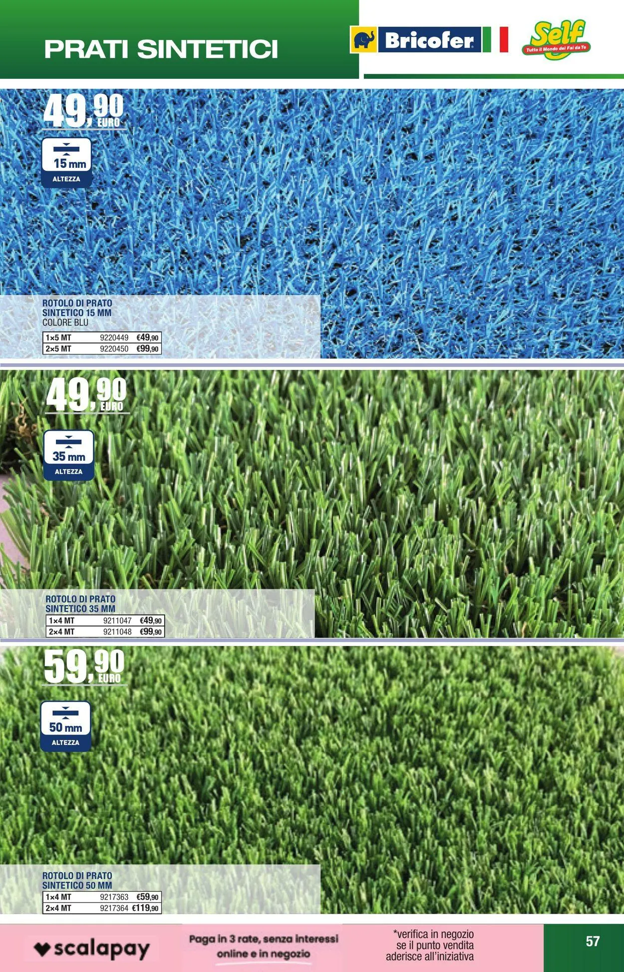 Bricofer - Modica Volantino attuale da 25 giugno a 9 luglio di 2025 - Pagina del volantino 57