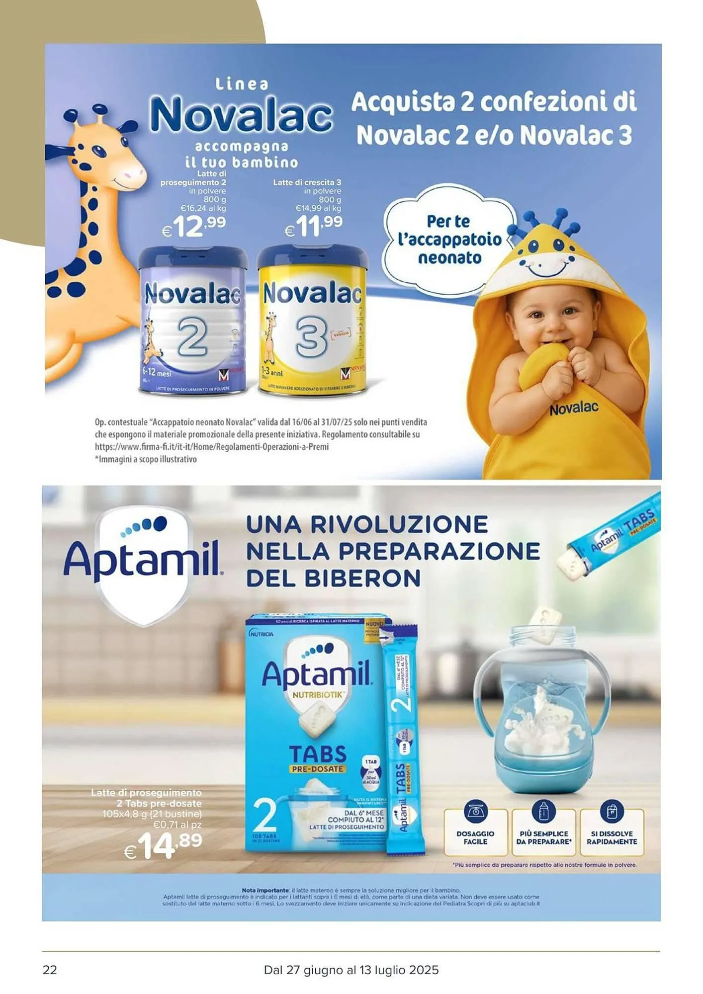 Volantino Io Bimbo da 27 giugno a 13 luglio di 2025 - Pagina del volantino 22