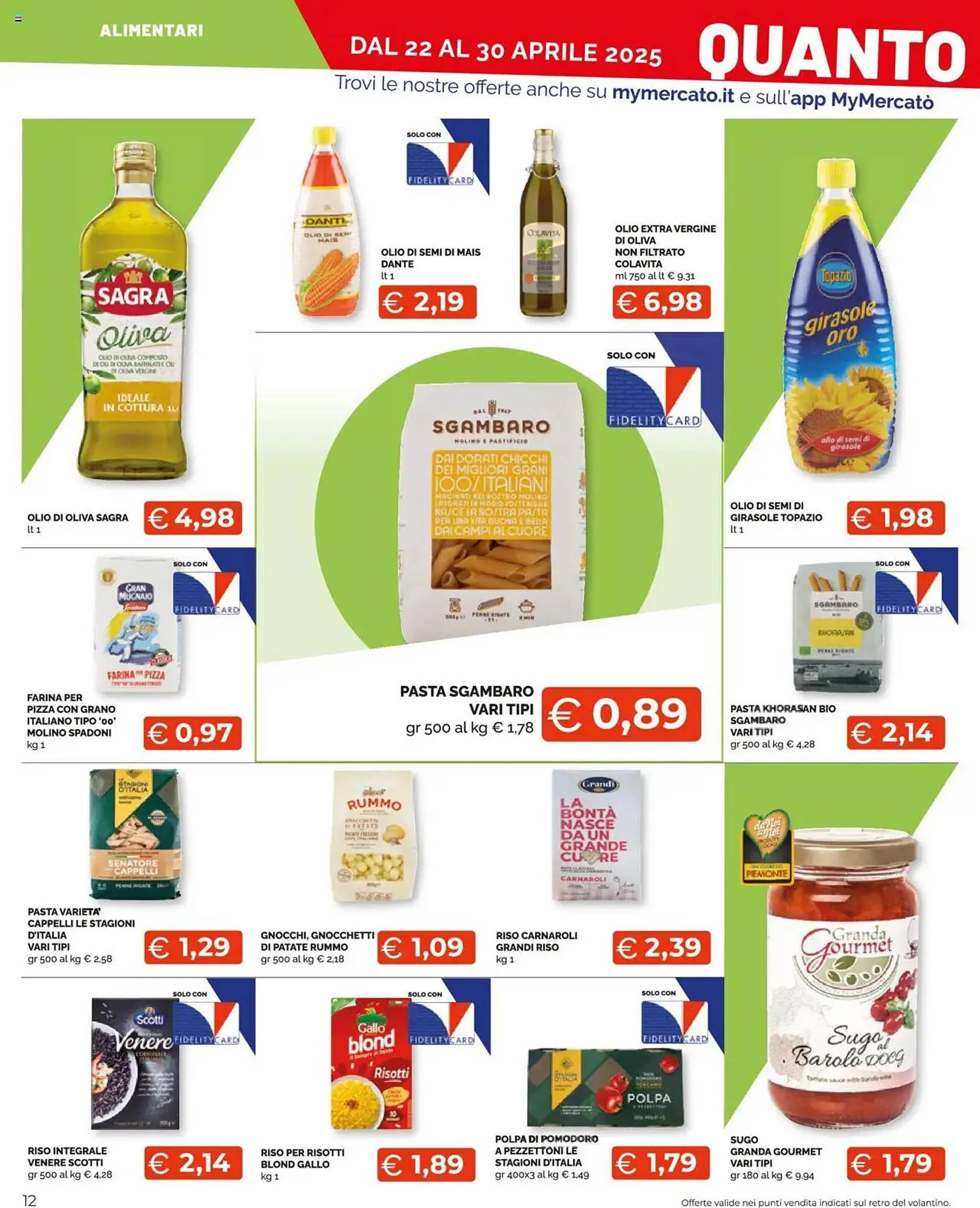 Volantino Mercatò Extra da 22 aprile a 30 aprile di 2025 - Pagina del volantino 12