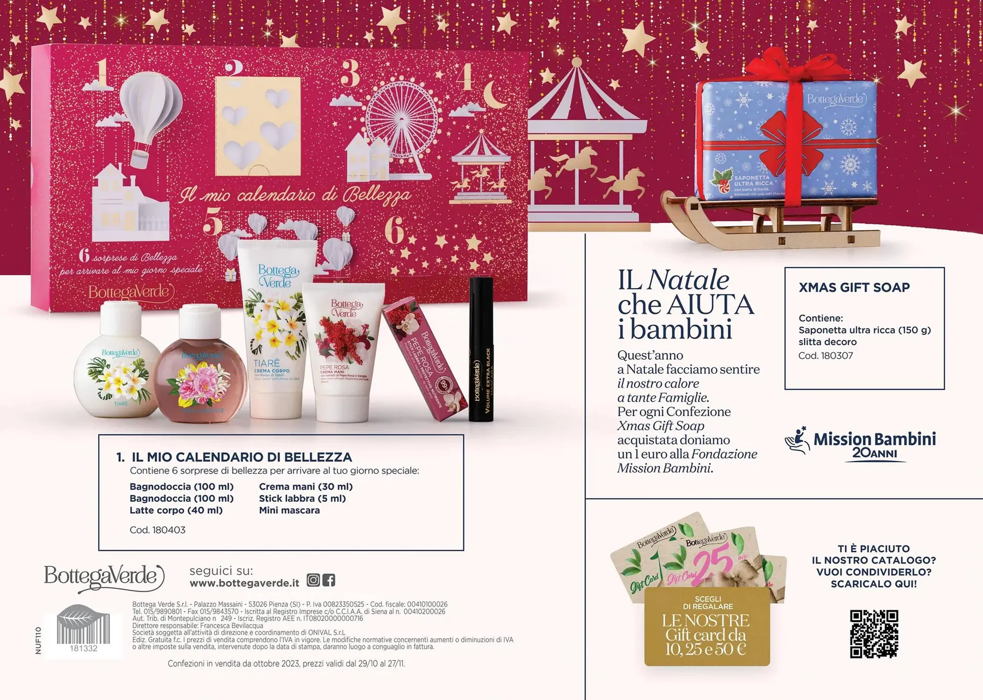 Volantino Bottega Verde da 2 novembre a 27 novembre di 2023 - Pagina del volantino 36