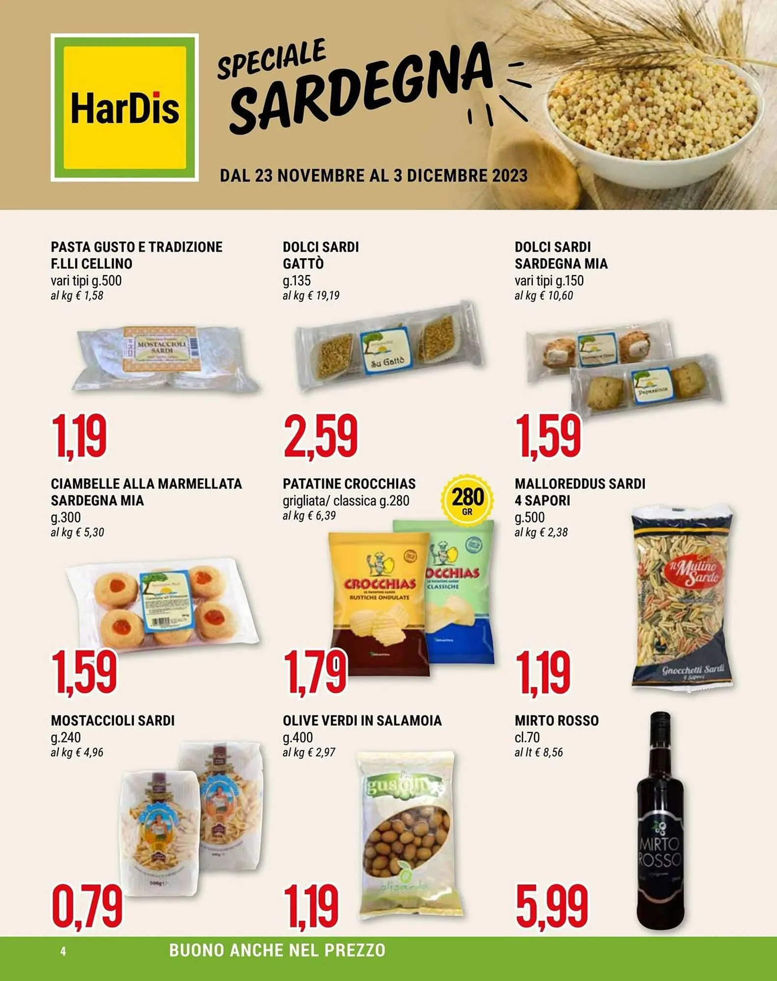 Volantino Hardis da 23 novembre a 3 dicembre di 2023 - Pagina del volantino 4