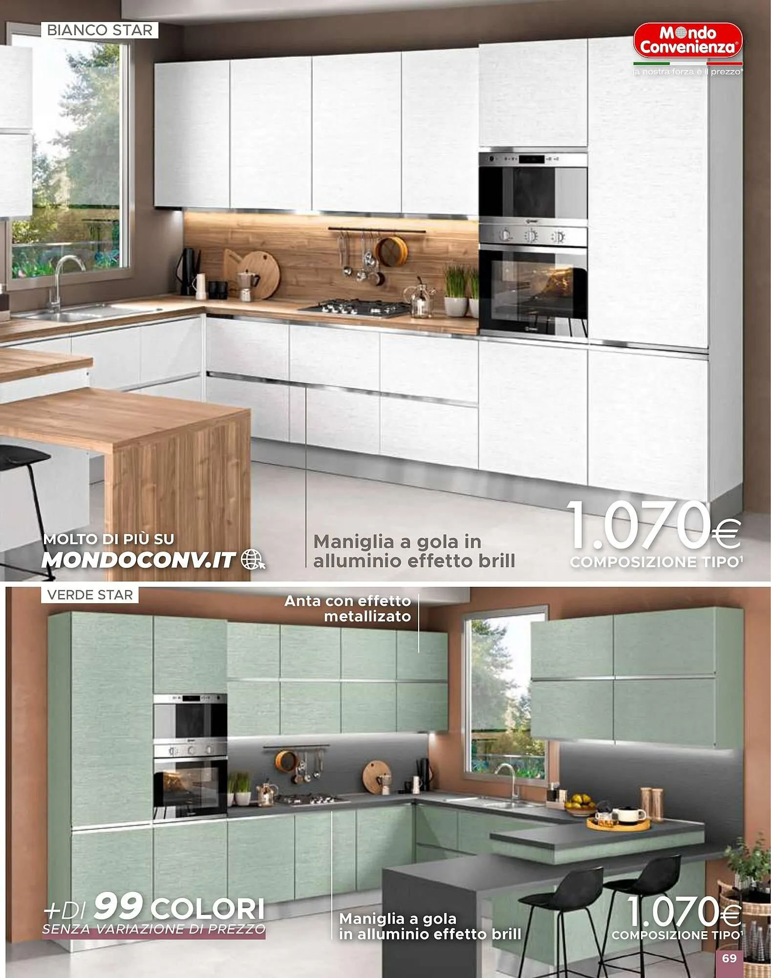 Volantino Mondo Convenienza da 1 aprile a 1 settembre di 2024 - Pagina del volantino 69