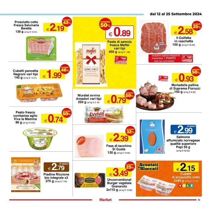 Sconti dal 25% al 50% da 12 settembre a 25 settembre di 2024 - Pagina del volantino 11