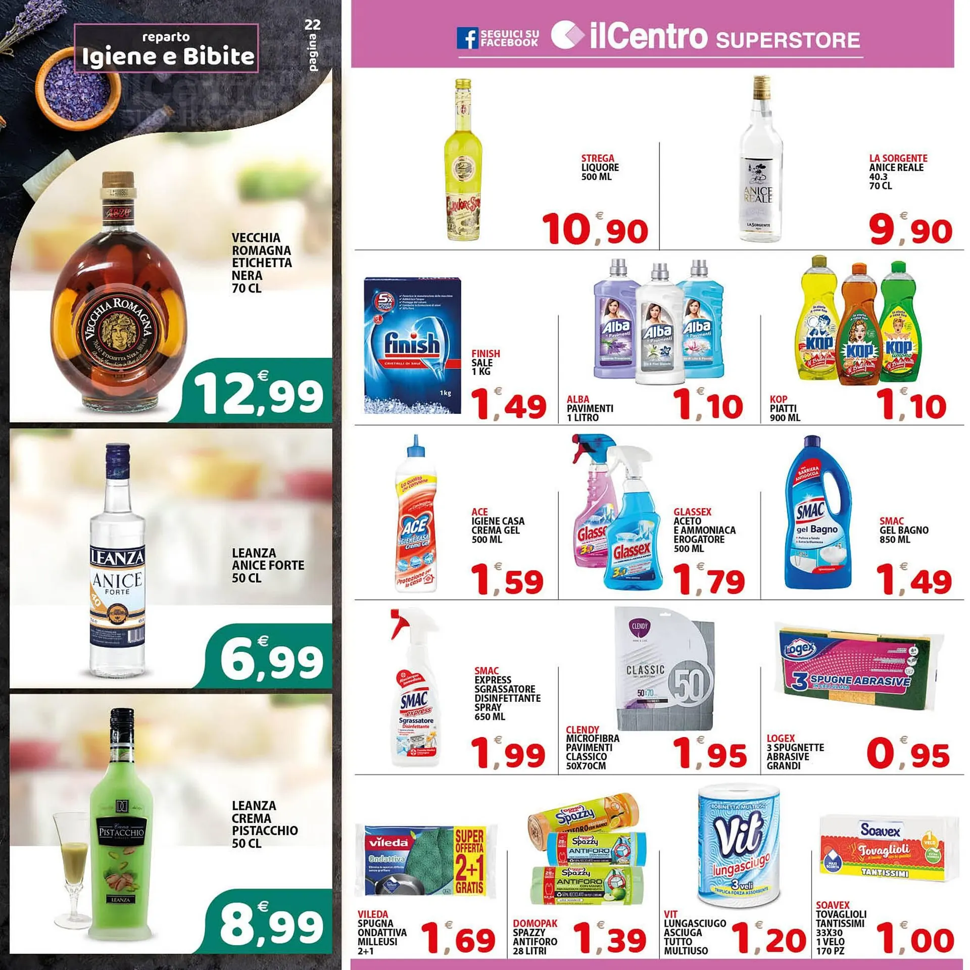Volantino Il Centro Superstore da 19 marzo a 2 aprile di 2025 - Pagina del volantino 22