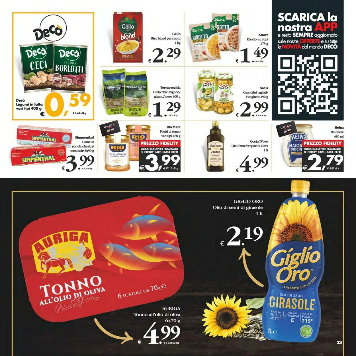 Deco Volantino attuale da 3 ottobre a 13 ottobre di 2025 - Pagina del volantino 23