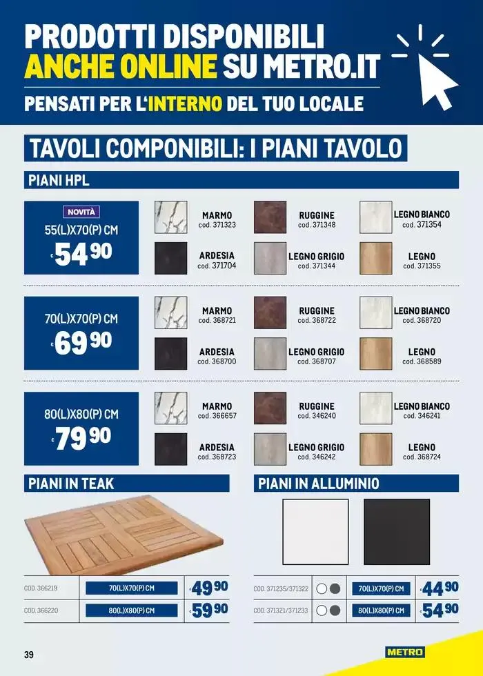 Arredo Esterno da 20 febbraio a 25 giugno di 2025 - Pagina del volantino 39