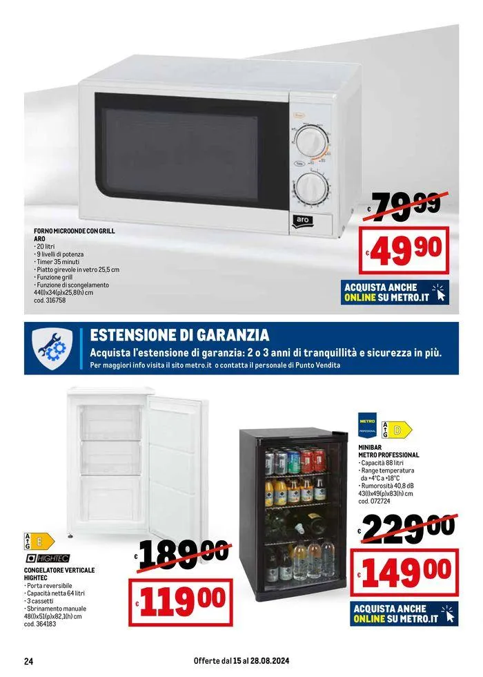 Offerte per te da 15 agosto a 28 agosto di 2024 - Pagina del volantino 24