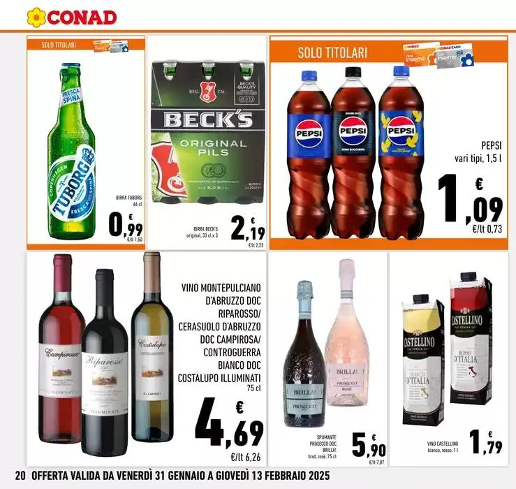 CAMPIONI DEL RISPARMIO da 31 gennaio a 13 febbraio di 2025 - Pagina del volantino 20