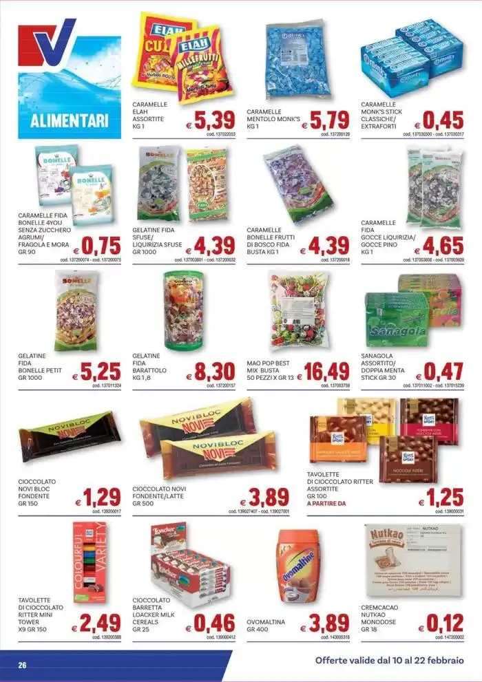 Guida alle offerte da 10 febbraio a 22 febbraio di 2025 - Pagina del volantino 26