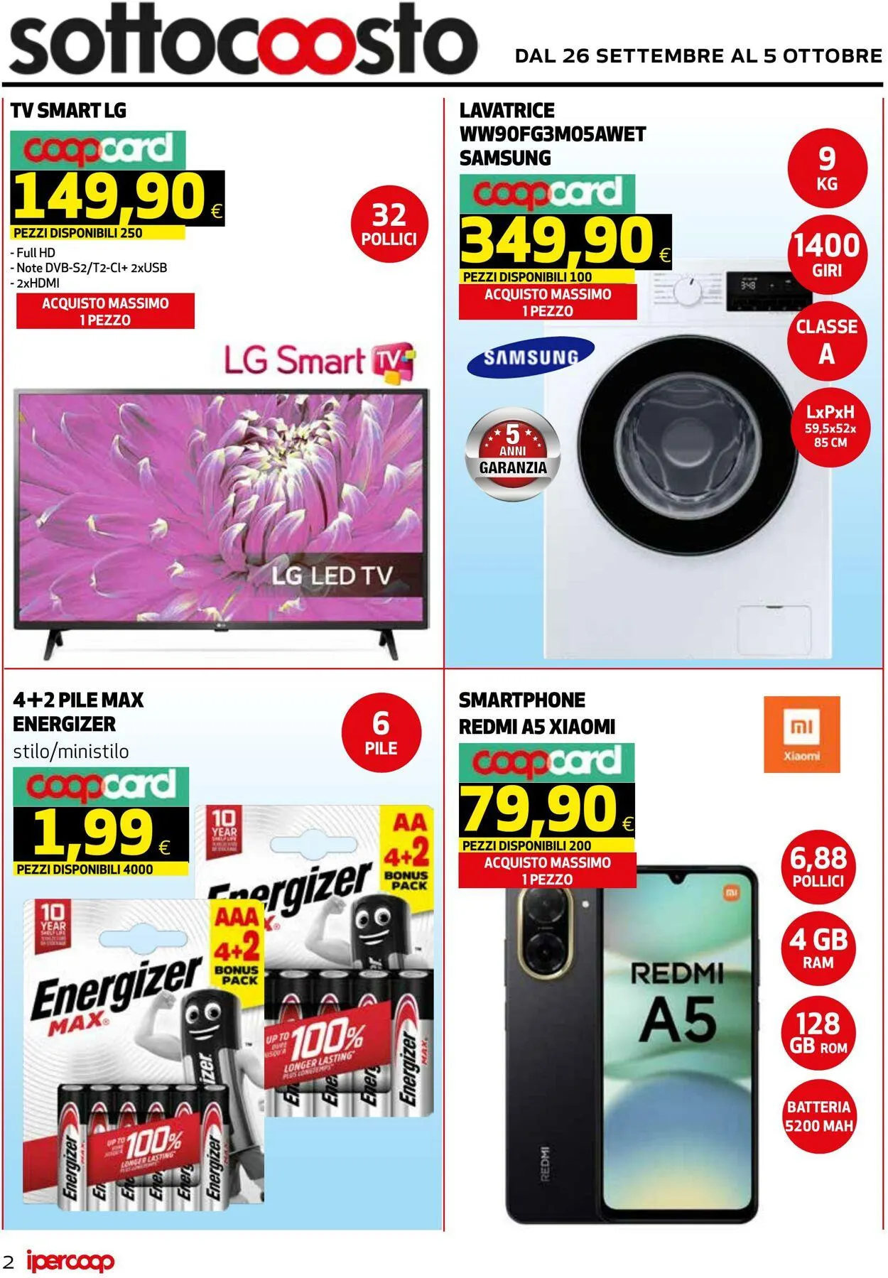 Coop Volantino attuale da 26 settembre a 7 ottobre di 2025 - Pagina del volantino 8