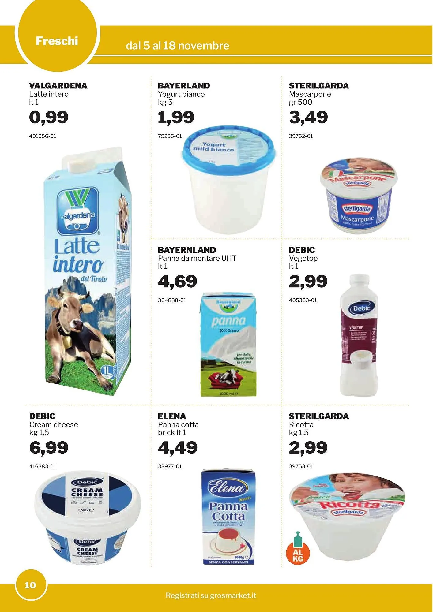 Volantino GrosMarket da 5 novembre a 18 novembre di 2025 - Pagina del volantino 10