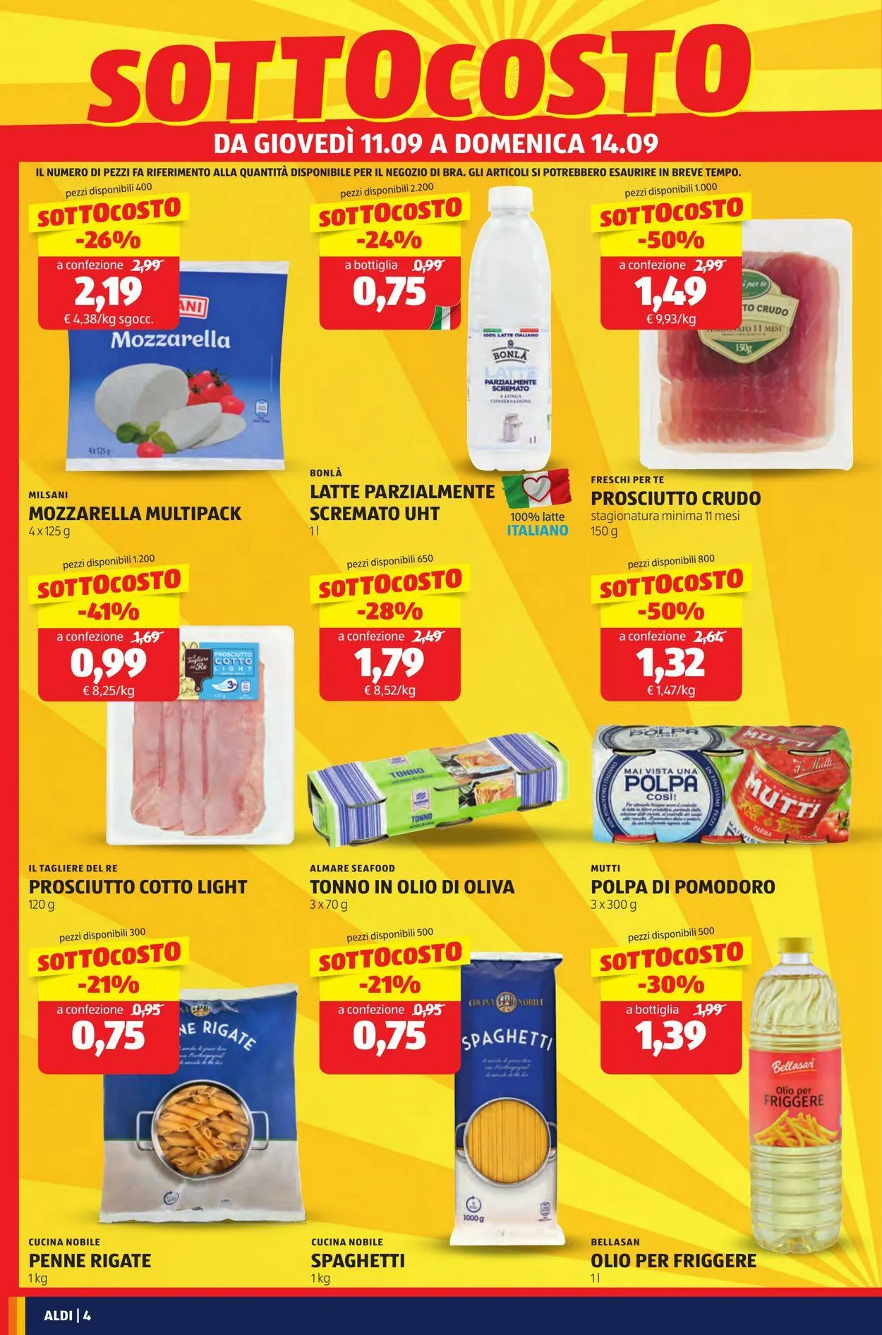 Aldi Volantino attuale da 21 settembre a 5 ottobre di 2025 - Pagina del volantino 4