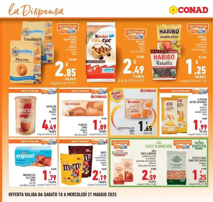RIAPERTURA CONAD OLBIA da 10 maggio a 21 maggio di 2025 - Pagina del volantino 16