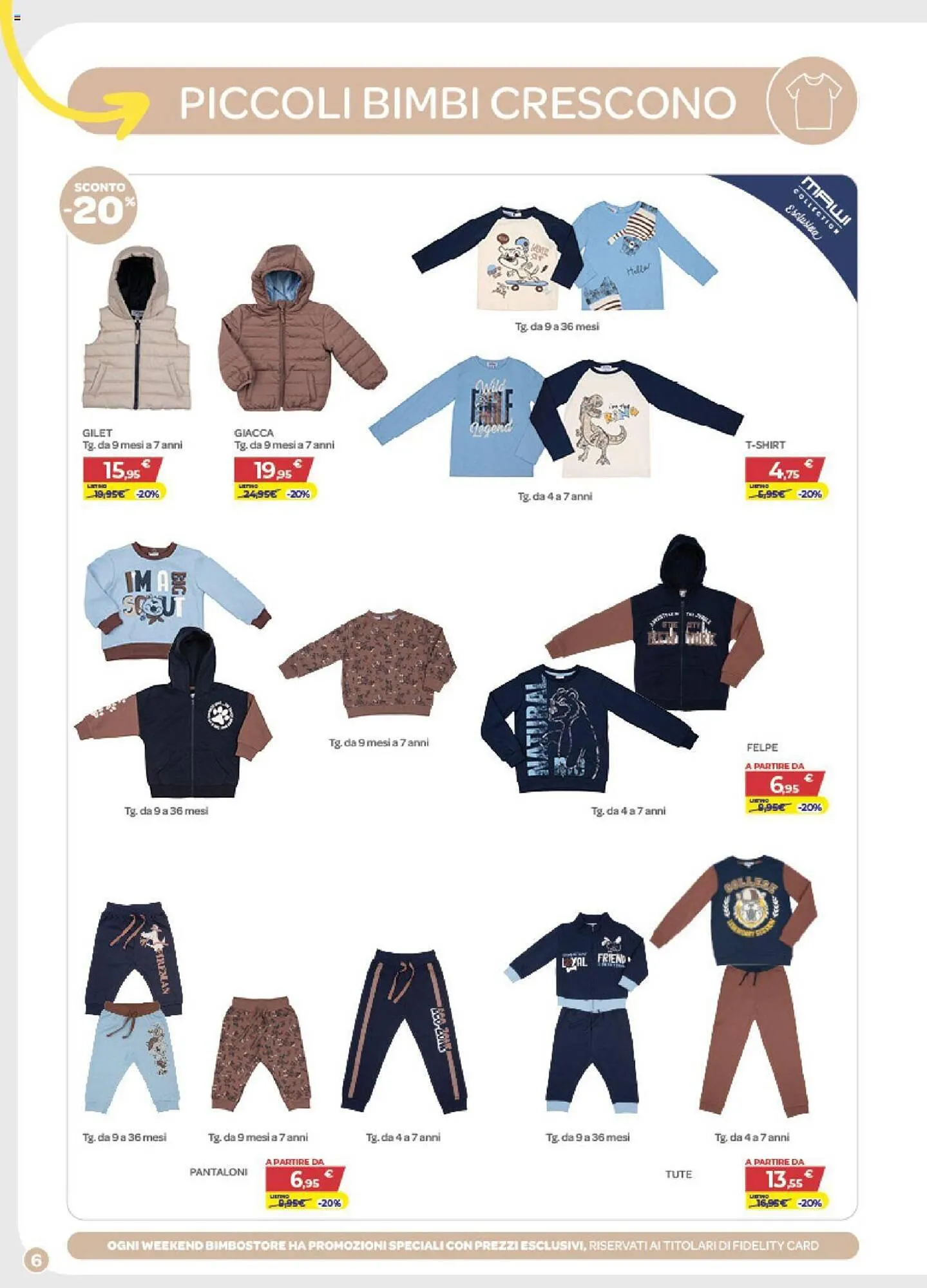 Volantino Bimbo Store da 31 agosto a 27 settembre di 2023 - Pagina del volantino 6