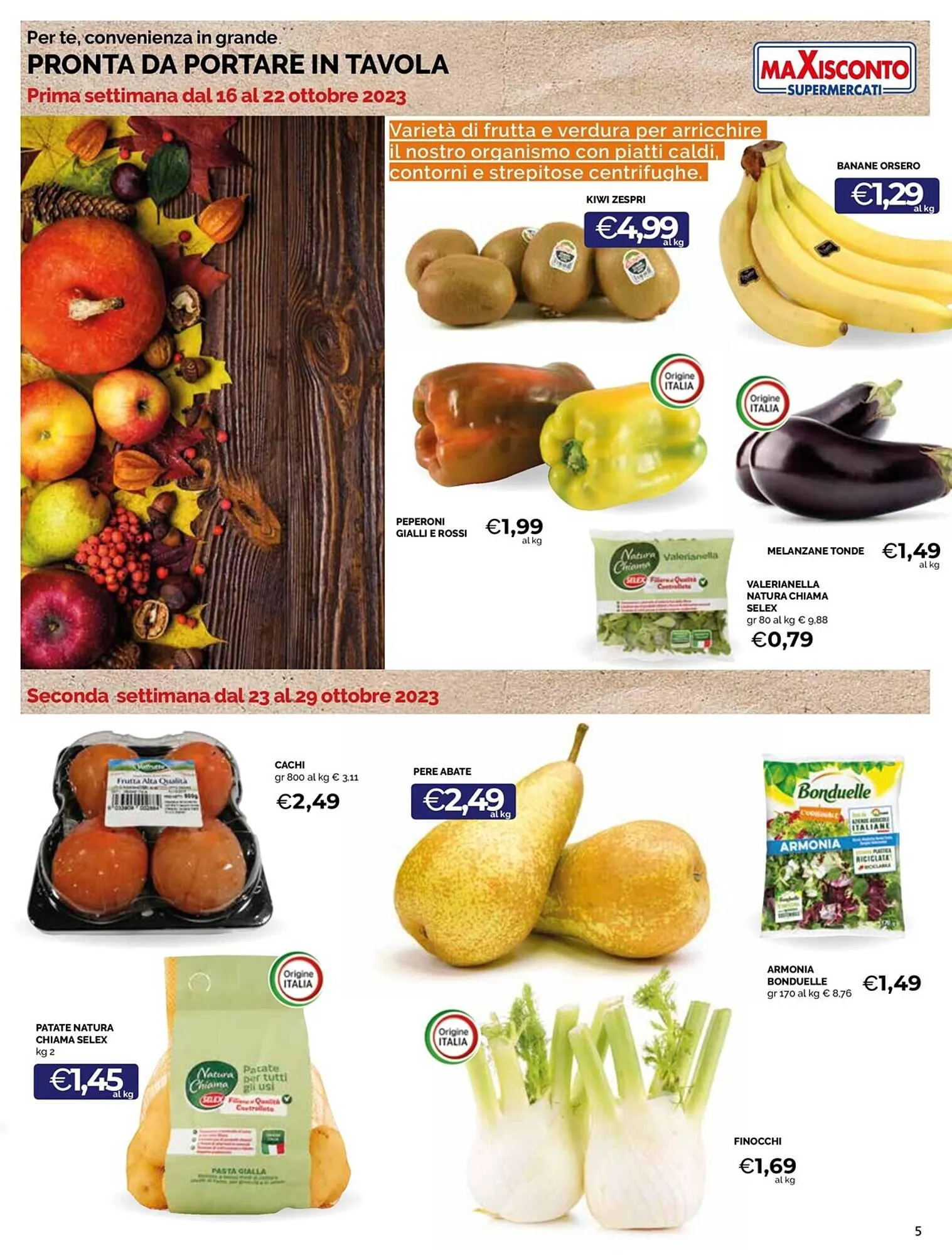 Volantino Maxisconto da 16 ottobre a 29 ottobre di 2023 - Pagina del volantino 5