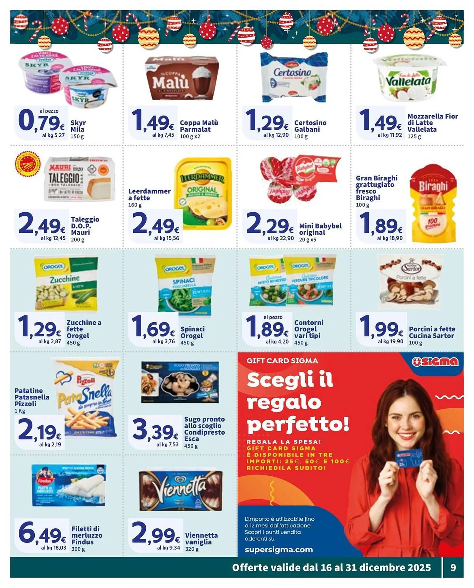 Volantino Ok Sigma da 16 dicembre a 31 dicembre di 2025 - Pagina del volantino 9