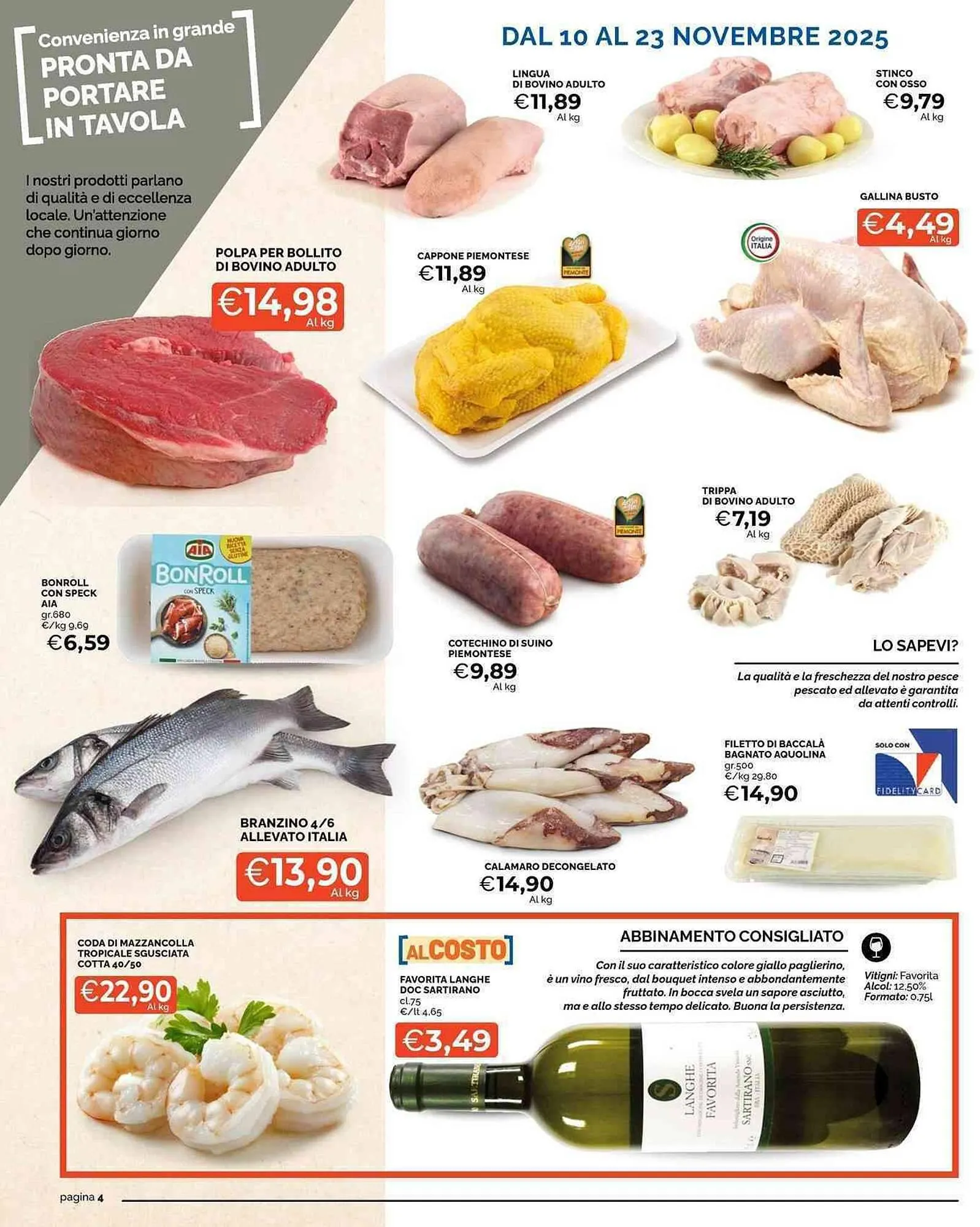 Volantino Mercatò da 10 novembre a 23 novembre di 2025 - Pagina del volantino 4