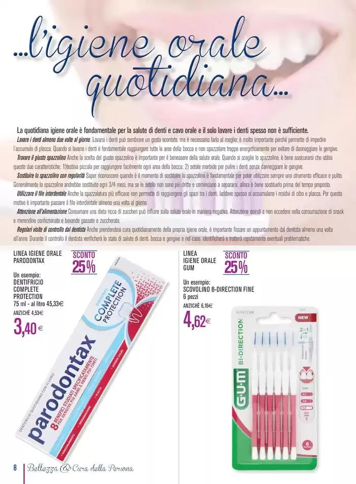 Bellezza& cura della persona da 27 marzo a 19 aprile di 2025 - Pagina del volantino 8
