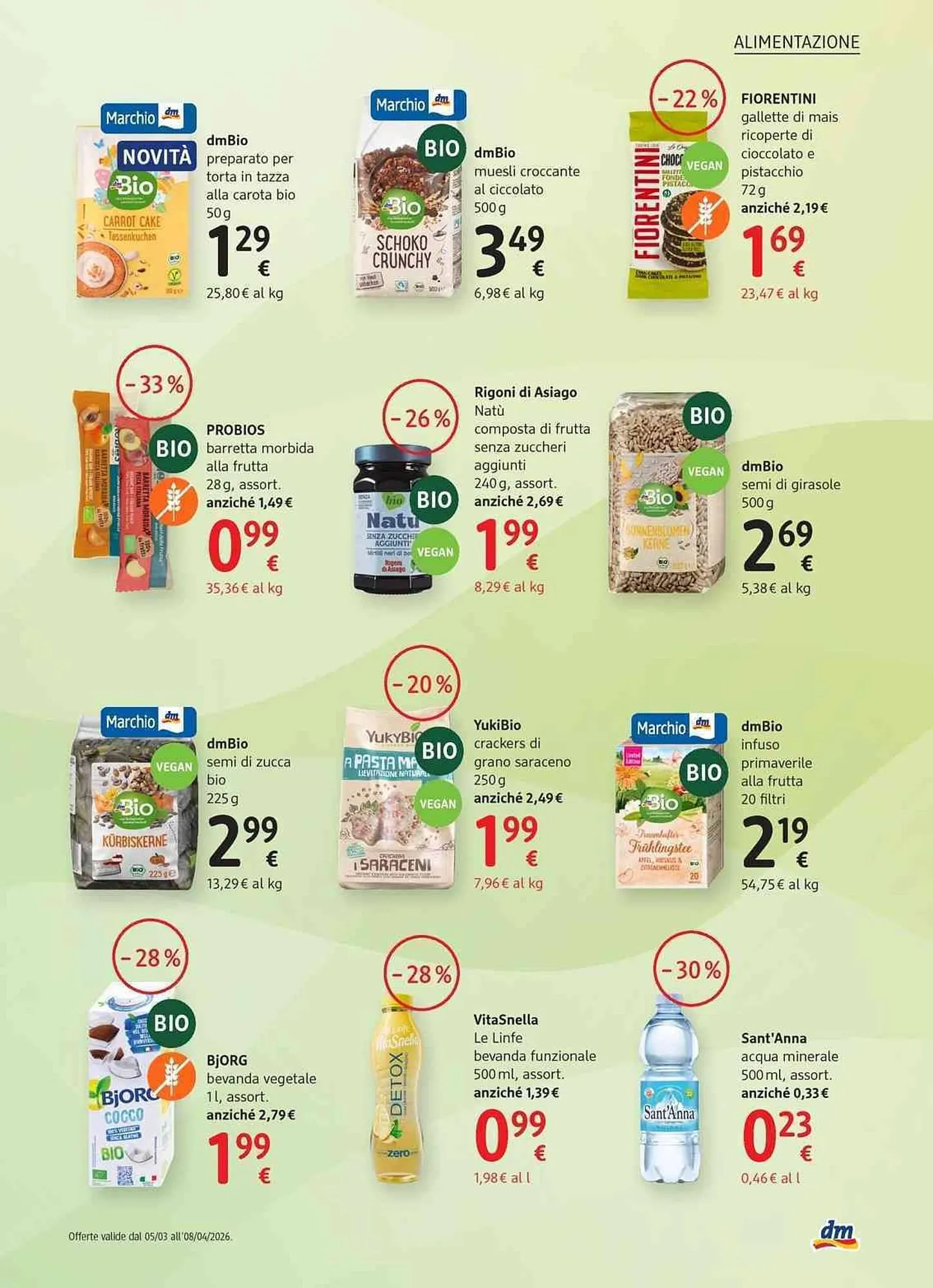 Volantino dm drogerie markt da 5 marzo a 8 aprile di 2026 - Pagina del volantino 13