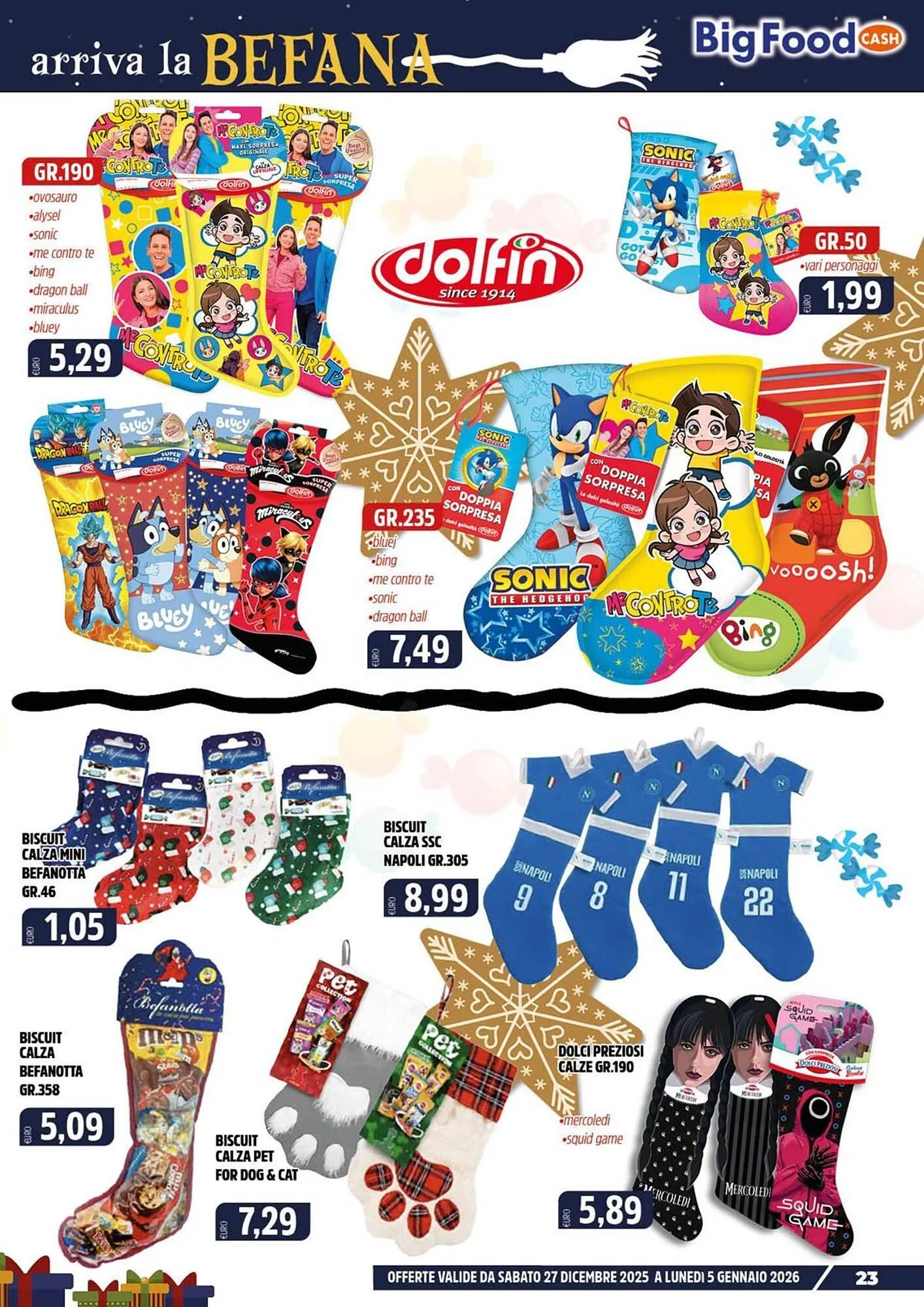 Volantino Big Food da 27 dicembre a 5 gennaio di 2026 - Pagina del volantino 23