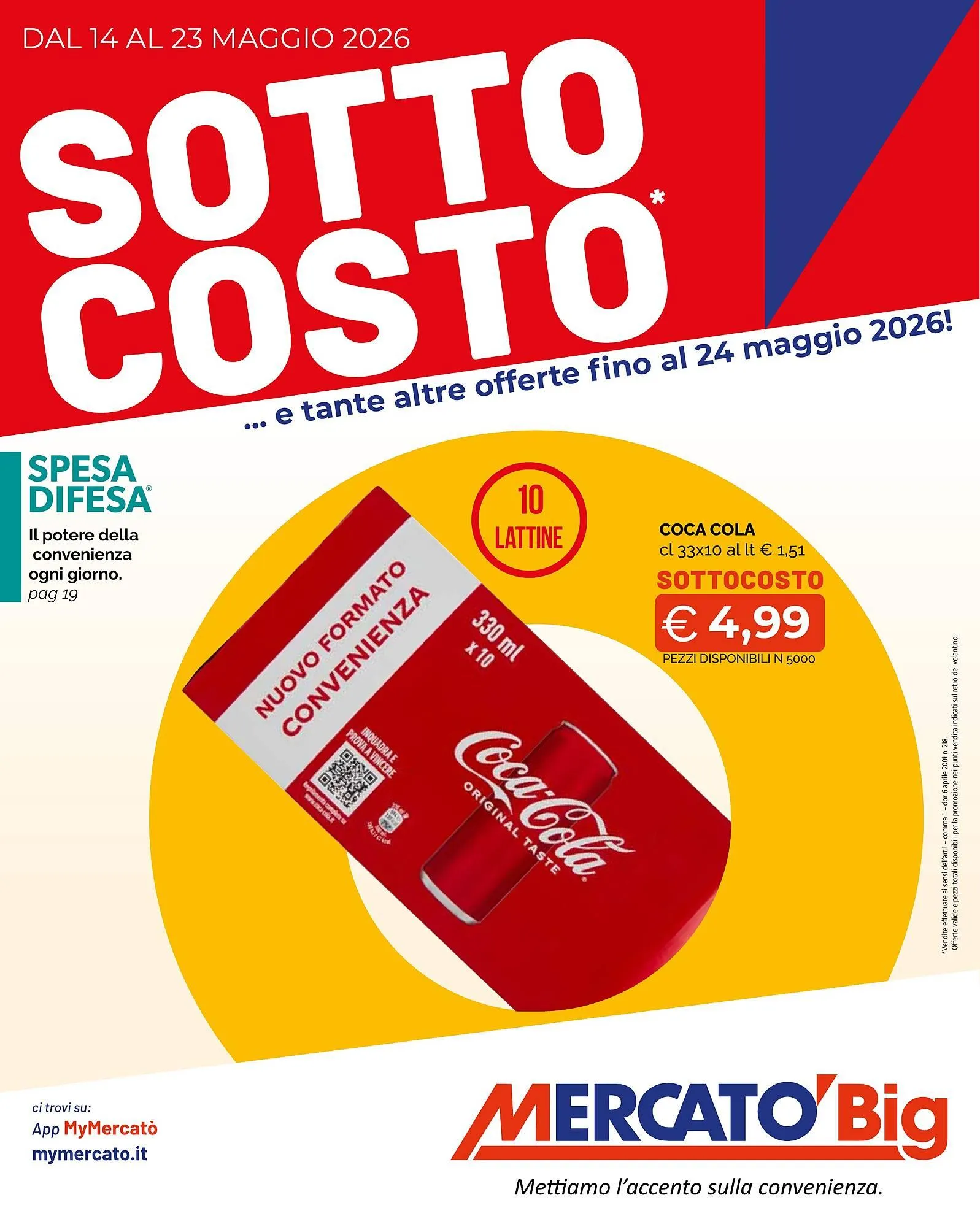 Volantino Mercatò Big da 14 maggio a 23 maggio di 2026 - Pagina del volantino 1