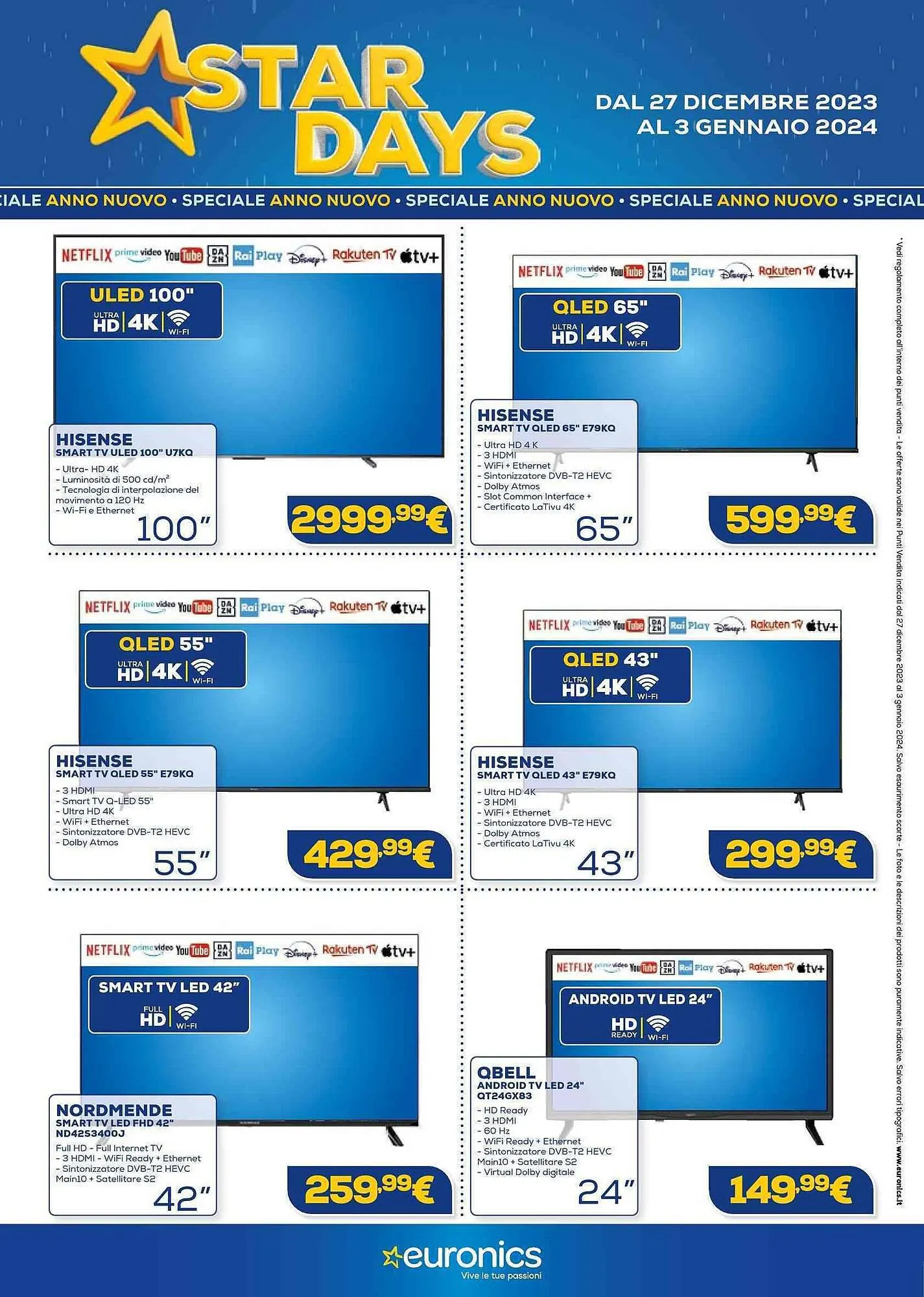 Volantino Euronics da 27 dicembre a 3 gennaio di 2024 - Pagina del volantino 3