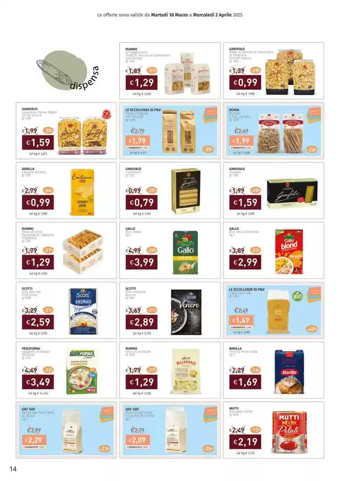 Fresca, genuina, artigianale! da 18 marzo a 2 aprile di 2025 - Pagina del volantino 14