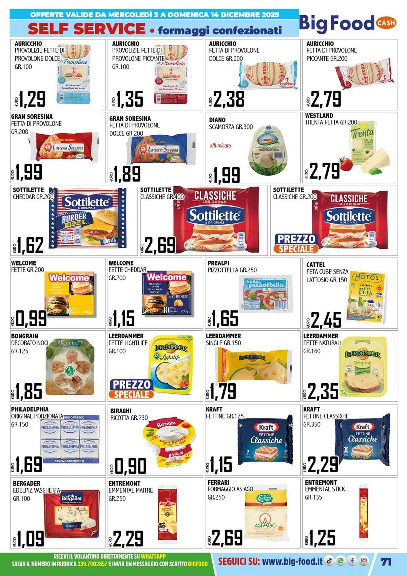 Volantino Big Food da 3 dicembre a 14 dicembre di 2025 - Pagina del volantino 70