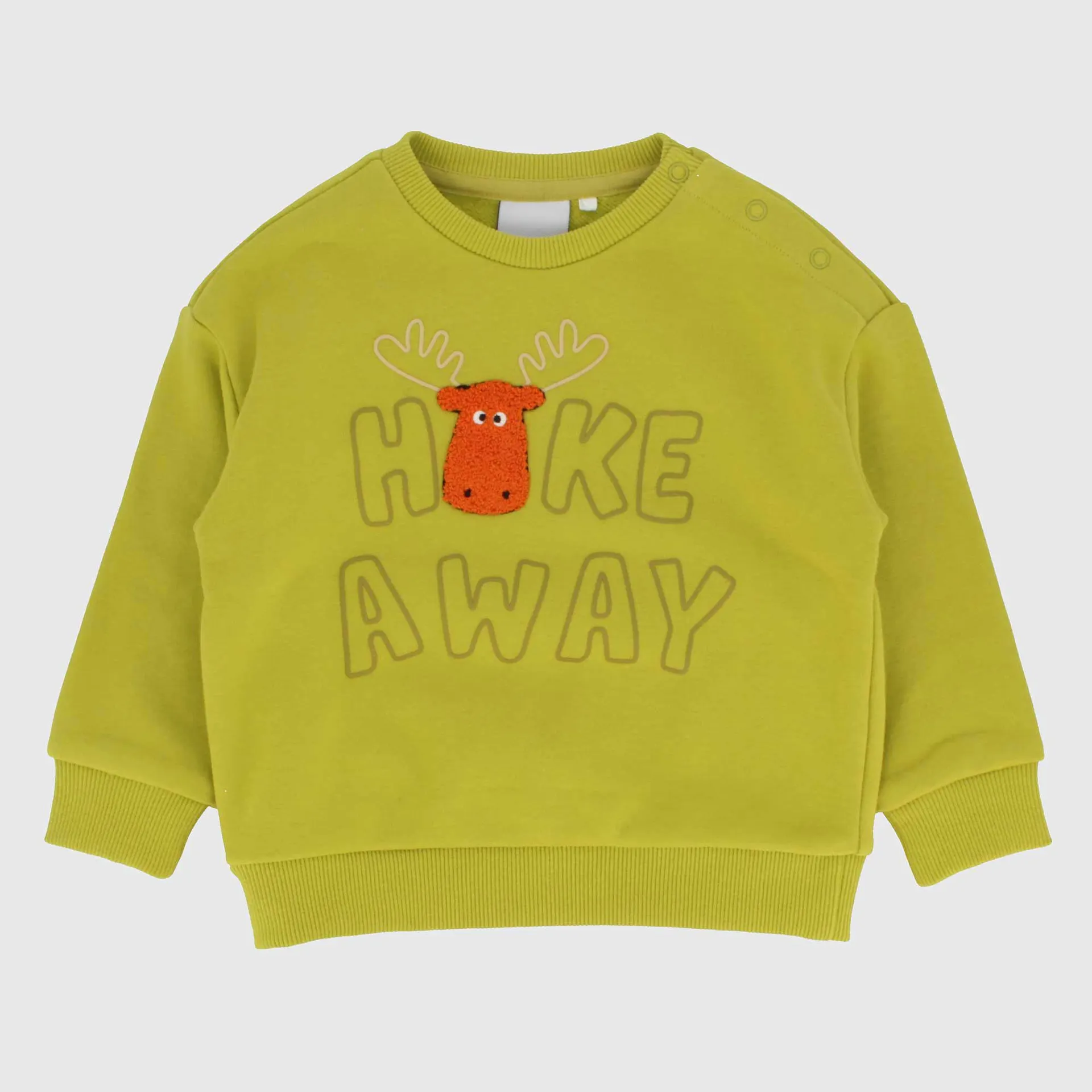 Felpa girocollo da bambino, verde