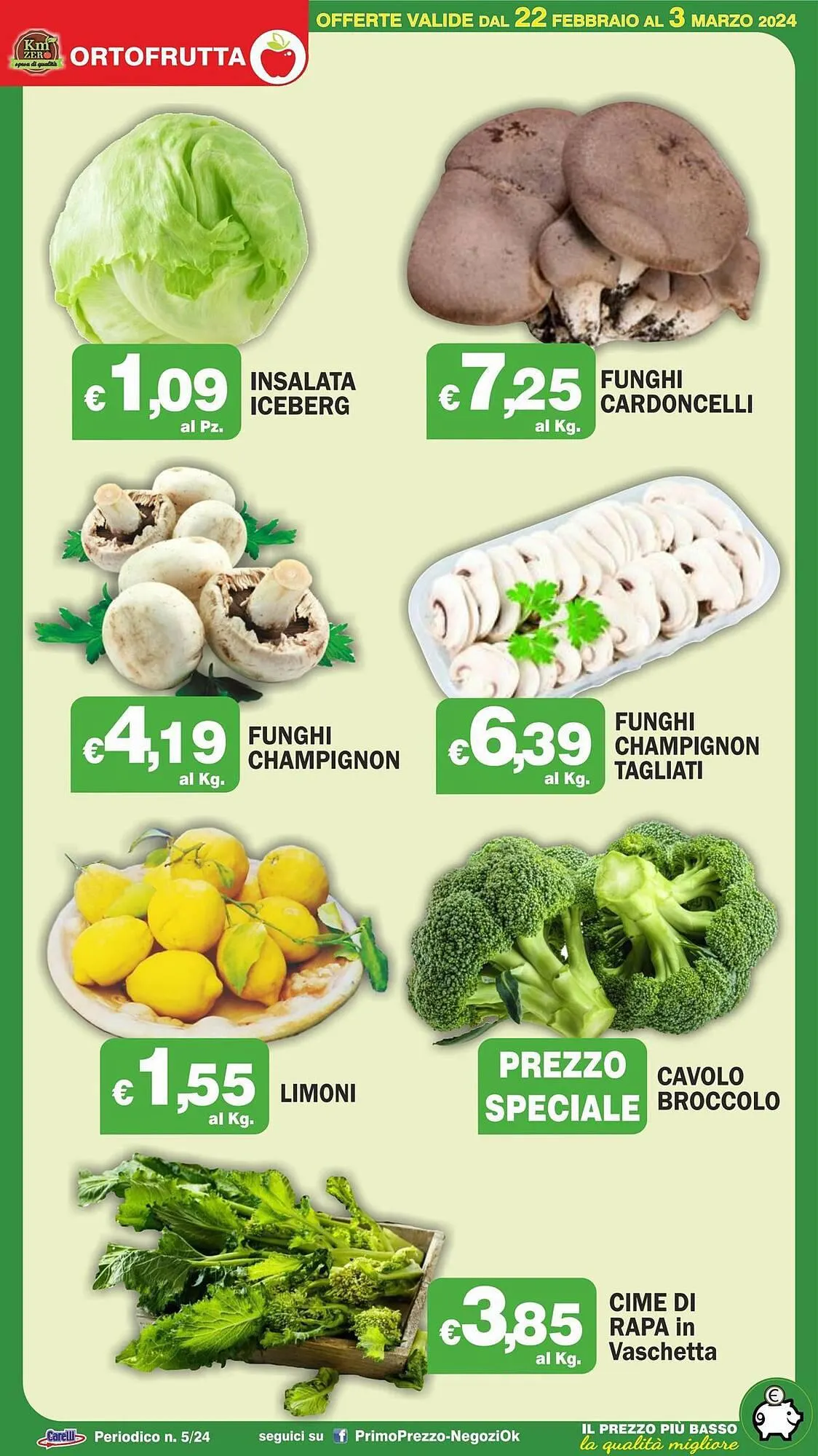 Volantino Primo Prezzo da 22 febbraio a 3 marzo di 2024 - Pagina del volantino 29