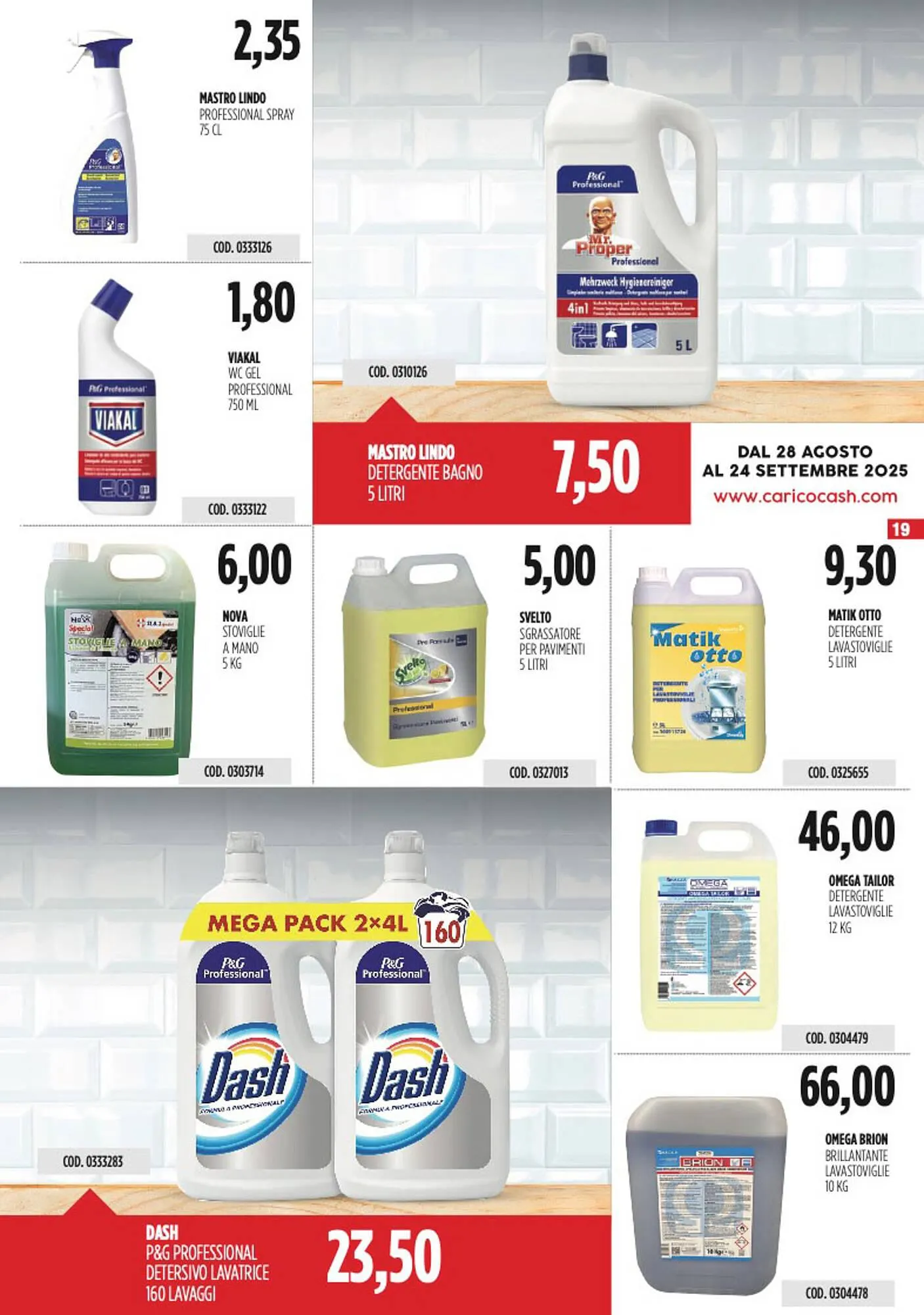 Volantino Carico Cash & Carry da 28 agosto a 24 settembre di 2025 - Pagina del volantino 19
