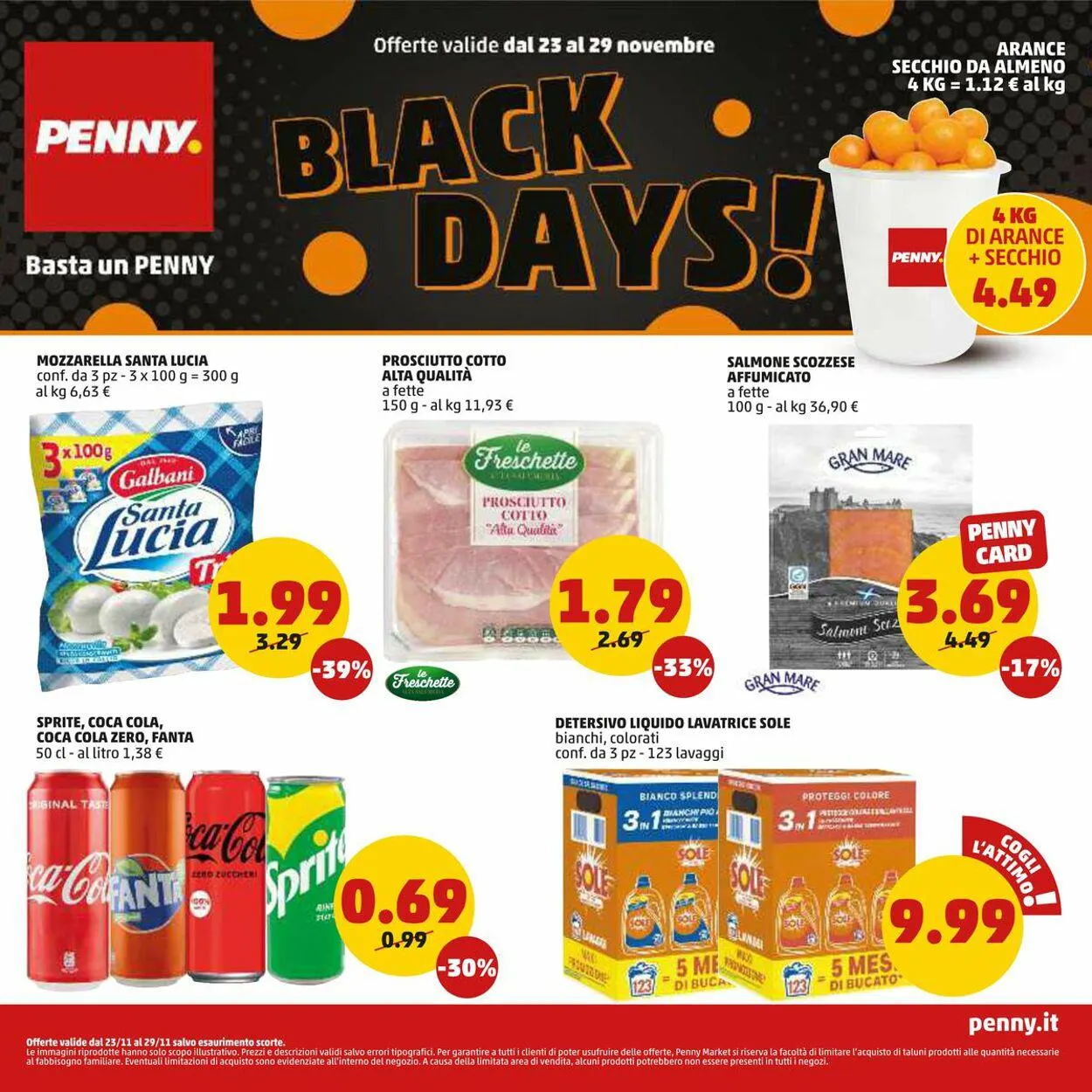 Penny Market Volantino attuale da 23 novembre a 29 novembre di 2023 - Pagina del volantino 1