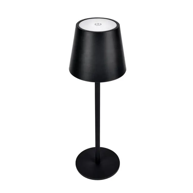 Lampada da esterno Thelma nera 2 pezzi, H 36 cm, in ferro , luce colore e intensità regolabile LED 3W 280LM