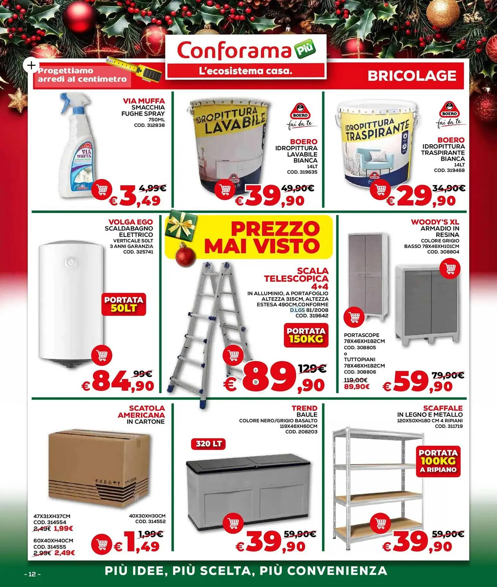 Volantino Conforama da 4 dicembre a 24 dicembre di 2025 - Pagina del volantino 12