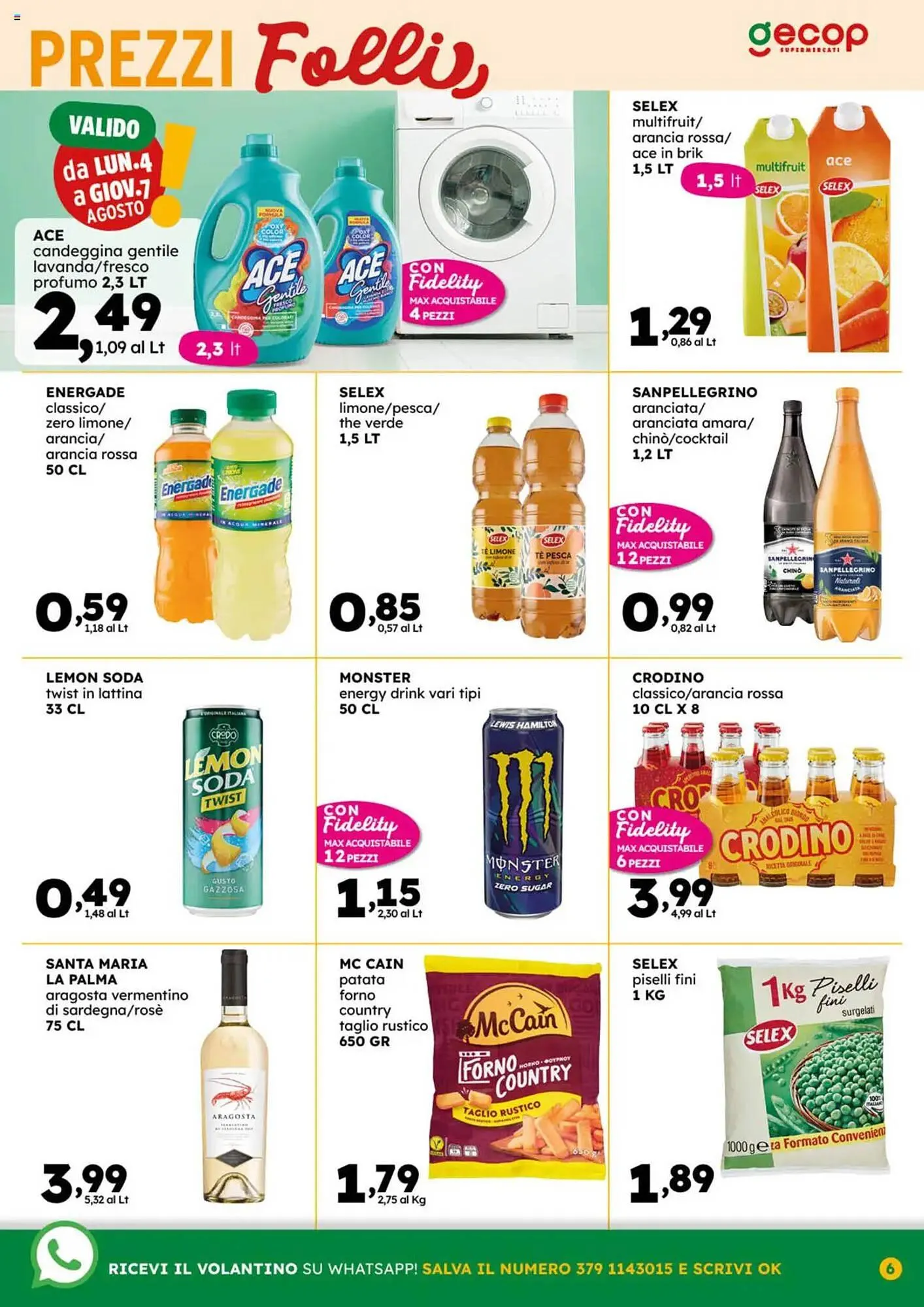 Volantino Gecop da 28 luglio a 10 agosto di 2025 - Pagina del volantino 6