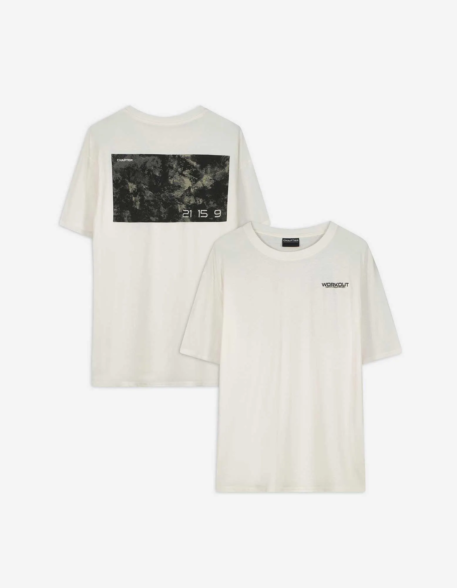 T-shirt - Stampa sul retro - bianco