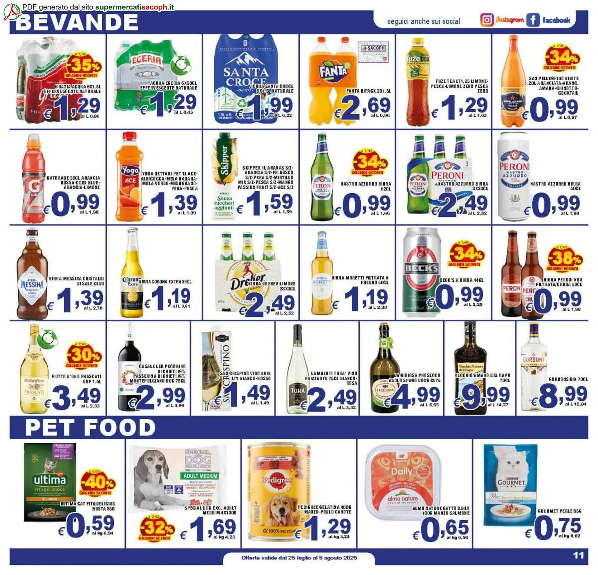 Volantino Sacoph da 25 luglio a 5 agosto di 2025 - Pagina del volantino 11