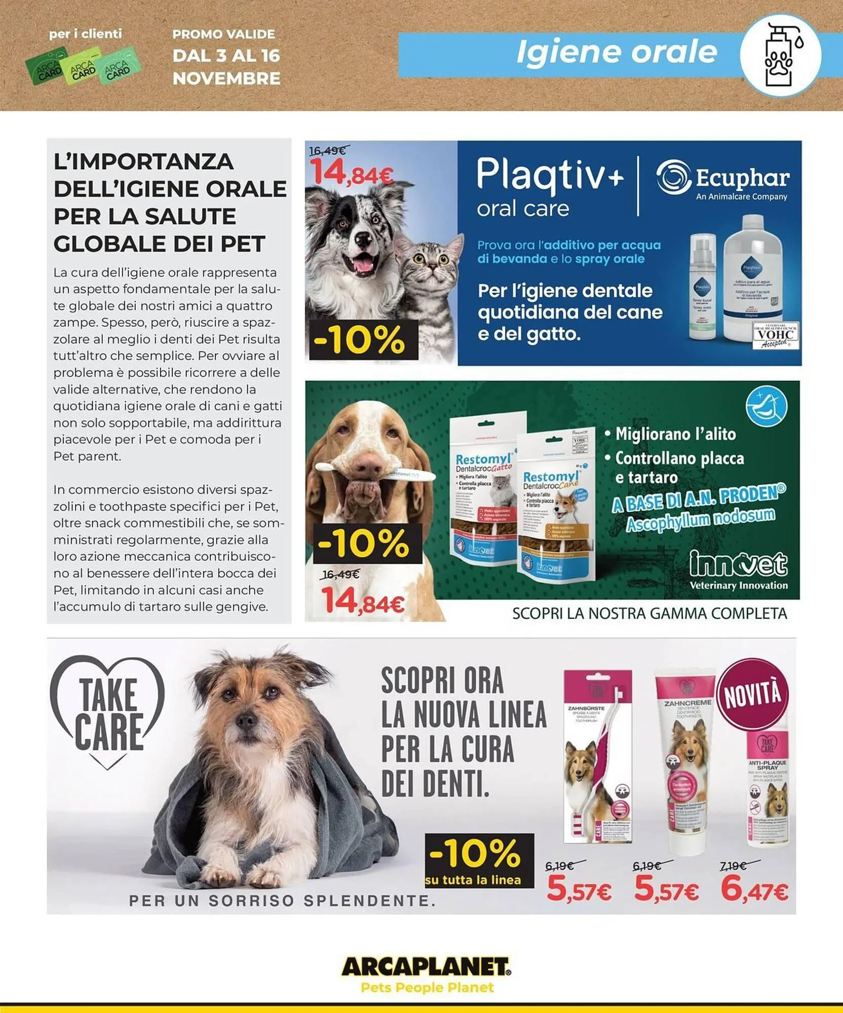 Volantino Arcaplanet da 10 novembre a 16 novembre di 2025 - Pagina del volantino 19