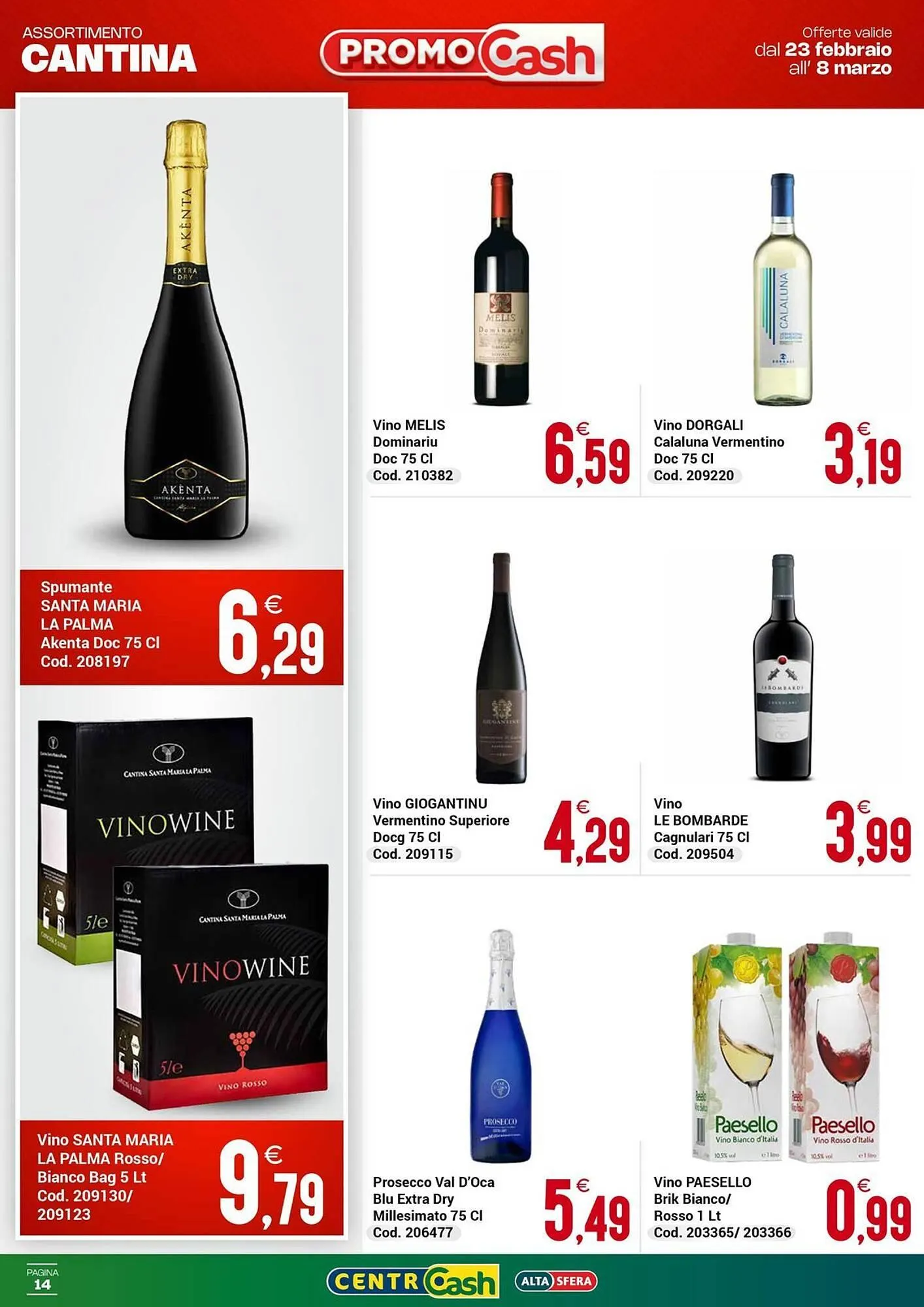 Volantino Centro Cash da 23 febbraio a 8 marzo di 2026 - Pagina del volantino 14